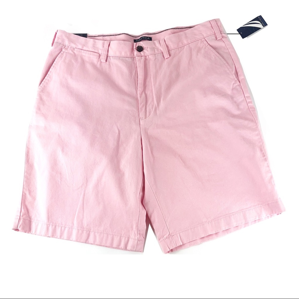 Nautica Men’s 36 W Shorts pink Easter ready